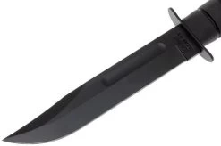 KA-BAR USMC 1211 Plain Edge, Kraton, Leather Sheath -Optimal Knife Shop KA1211 02 ka bar ka1211 02
