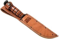 KA-BAR Short 1251, Fixed Knife, Leather Sheath -Optimal Knife Shop KA1251 07 ka bar