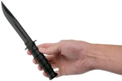 KA-BAR Short 1256, Fixed Knife, Leather Sheath -Optimal Knife Shop KA1256 06 ka bar