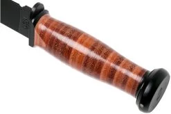 KA-BAR Mark I USN 2225 Leather Fixed Knife -Optimal Knife Shop KA2225 04 ka bar