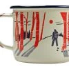 Knivesandtools Enamel Mug E-MG-L-01, Large 10 Cm, Enamel Mug -Optimal Knife Shop KT E MG L 01 01 kato