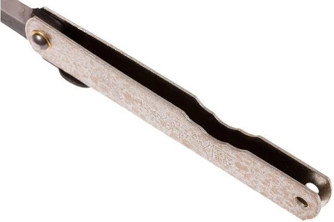 Higonokami Pocket Knife 7,4 Cm SPE1, SK-carbon Fiber, Silver/gold 6 Higonokami Pocket Knife 7,4 Cm SPE1, SK-carbon Fiber, Silver/gold - Image 4