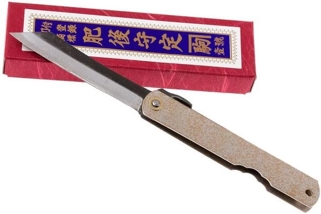 Higonokami Pocket Knife 7,4 Cm SPE1, SK-carbon Fiber, Silver/gold 11 Higonokami Pocket Knife 7,4 Cm SPE1, SK-carbon Fiber, Silver/gold - Image 9