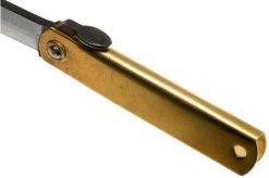 Higonokami Pocket Knife 5 Cm HIGO75BS, SK-carbon Steel, Brass -Optimal Knife Shop KT HIGO75BS 07 higonokami