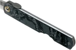 Higonokami Pocket Knife 7.3 Cm HIGOC3, Blue Paper Steel, Grey Black Glitter -Optimal Knife Shop KT HIGOC3 06 higonokami