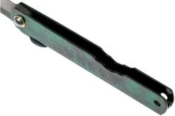 Higonokami Pocket Knife 7.3 Cm HIGOCJB, Blue Paper Steel, Jade Black Green Glitter Enamel 14 Higonokami Pocket Knife 7.3 Cm HIGOCJB, Blue Paper Steel, Jade Black Green Glitter Enamel -Optimal Knife Shop KT HIGOCJB 05 higonokami
