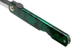 Higonokami Pocket Knife 7.3 Cm HIGOCJB, Blue Paper Steel, Jade Black Green Glitter Enamel 15 Higonokami Pocket Knife 7.3 Cm HIGOCJB, Blue Paper Steel, Jade Black Green Glitter Enamel -Optimal Knife Shop KT HIGOCJB 06 higonokami
