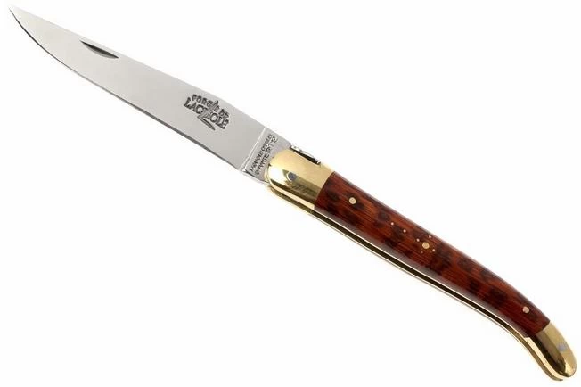 Forge De Laguiole - Natural Wood Folder, Snakewood 3 Forge De Laguiole - Natural Wood Folder, Snakewood