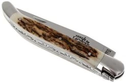 Forge De Laguiole 11cm Deer Horn 1211INCFBRI -Optimal Knife Shop LA1211INCFBRI 03 forge de laguiole la1211incfbri 03