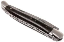 Forge De Laguiole 1211INEB, Ebony -Optimal Knife Shop LA1211INEB 04 forge de laguiole la1211ineb 04