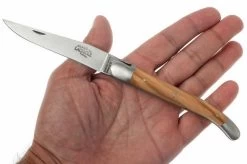 Forge De Laguiole 1211INOL Pocket Knife, Olivewood -Optimal Knife Shop LA1211INOL 05 forge de laguiole la1211inol d5