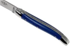 Forge De Laguiole 1211INTCBLEB 11cm, Blue Micarta, Laguiole Knife -Optimal Knife Shop LA1211INTCBLEB 07 forge de laguiole
