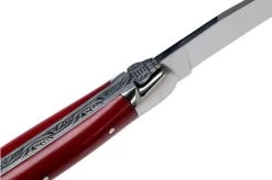 Forge De Laguiole 1211INTCROUB 11cm, Red Micarta, Laguiole Knife -Optimal Knife Shop LA1211INTCROUB 06 forge de laguiole