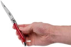 Forge De Laguiole 1211INTCROUB 11cm, Red Micarta, Laguiole Knife -Optimal Knife Shop LA1211INTCROUB 08 forge de laguiole
