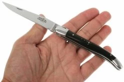 Forge De Laguiole 1211IN Pocket Knife, Black Horn -Optimal Knife Shop LA1211IN 05 forge de laguiole la1211in d5