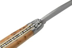 Forge De Laguiole Boraldes Edition 1212EINGE Satin Bolsters Juniper Wood, Pocket Knife 12 Forge De Laguiole Boraldes Edition 1212EINGE Satin Bolsters Juniper Wood, Pocket Knife -Optimal Knife Shop LA1212EINGE BOR 05 forgedelaguiole