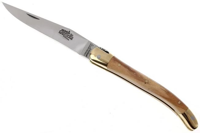 Forge De Laguiole - Natural Wood Folder, 3 Inch, Olivewood 3 Forge De Laguiole - Natural Wood Folder, 3 Inch, Olivewood