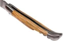 Forge De Laguiole With Corkscrew 22121INOL, Olive Wood -Optimal Knife Shop LA22121INOL 06 forge de laguiole la22121inol 06