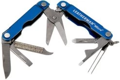 Leatherman Micra Blue, Keychain Multi-tool -Optimal Knife Shop LE5889 BL 02 leatherman le5889 bl 02