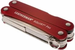 Leatherman Squirt PS4, Red -Optimal Knife Shop LEPS4 RD G 06 leatherman squirt ps4 rood leps4 rd g d6