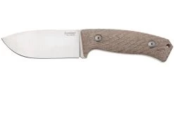 LionSteel M3 M3-CVN Natural Canvas Micarta Fixed Knife
