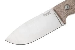LionSteel M3 M3-CVN Natural Canvas Micarta Fixed Knife -Optimal Knife Shop LI M3 CVN 03 lionsteel