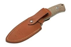 LionSteel M3 M3-CVN Natural Canvas Micarta Fixed Knife -Optimal Knife Shop LI M3 CVN 07 lionsteel