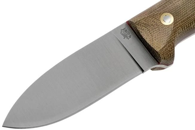 LT Wright Next Gen, A2, Matte Green Micarta, Red Liners, Leather Sheath, Bushcraft Knife 5 LT Wright Next Gen, A2, Matte Green Micarta, Red Liners, Leather Sheath, Bushcraft Knife - Image 3