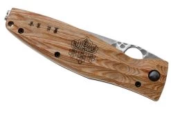 Mcusta MC-0182G Sengoku Toyotomi Hideyoshi SPG2, Yellow Pakka Wood, Gentleman's Knife -Optimal Knife Shop MC 0182G 06 mcusta