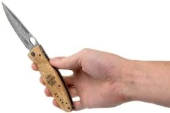 Mcusta MC-0182G Sengoku Toyotomi Hideyoshi SPG2, Yellow Pakka Wood, Gentleman's Knife -Optimal Knife Shop MC 0182G 08 mcusta