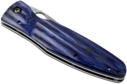 Mcusta MC-0186G Sengoku Date Masamune, Blue Pakkawood, Gentleman's Knife -Optimal Knife Shop MC 0186G 04 mcusta