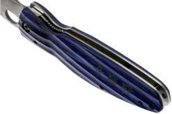 Mcusta MC-0186G Sengoku Date Masamune, Blue Pakkawood, Gentleman's Knife -Optimal Knife Shop MC 0186G 05 mcusta