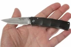 Mcusta Damascus, Handle/blade: African Ebony And Damascus -Optimal Knife Shop MC76D 08 mcusta afrikaans ebben damast mc76d d9