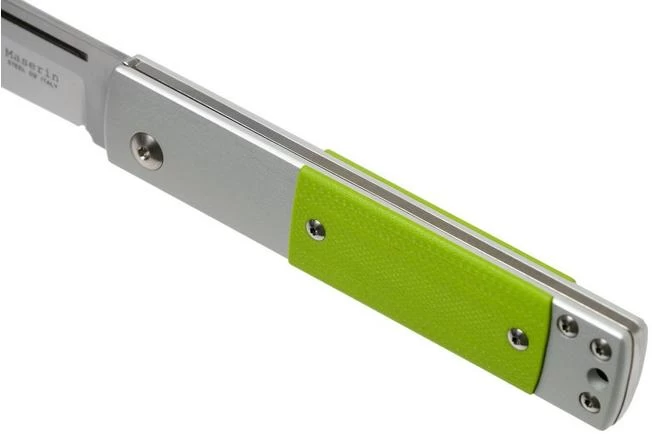 Maserin In-Estro Green Micarta 165/MCV Slipjoint Pocket Knife 9 Maserin In-Estro Green Micarta 165/MCV Slipjoint Pocket Knife - Image 7