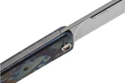 Medford Gentleman Jack S35VN, Tumbled Blade, Faced Galaxy Handle, Silver Hardware Pocket Knife -Optimal Knife Shop MF 21 GJ 04 06 medford