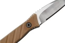 Medford Necromancer S35VN Tumbled Blade, Coyote G10 Handle, Neck Knife -Optimal Knife Shop MF 22 NM 03 05 medford