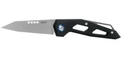 MKM Edge EG-ABK Black Aluminum Pocket Knife, Graciut Design