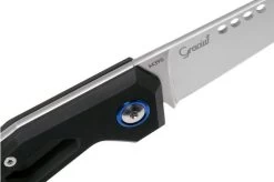 MKM Edge EG-ABK Black Aluminum Pocket Knife, Graciut Design -Optimal Knife Shop MMK EG ABK 06 mkm knives