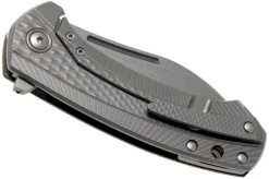 MKM Colvera LS02-GCT Titanium, Green Canvas Micarta Pocket Knife, Jesper Voxnaes Design -Optimal Knife Shop MMK LS02 GCT 04 mkm knives