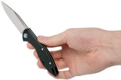 MKM Fara MY01-A Black Aluminium Pocket Knife, Lucas Burnley Design -Optimal Knife Shop MMK MY01 A 08 mkm knives