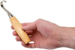 Morakniv Hook Knife 164 Spoon Knife, Right-handed, With Sheath -Optimal Knife Shop MO13385 05 mora knives