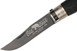 Old Bear Classical Total Black L 9303-21-MNK Pocket Knife 11 Old Bear Classical Total Black L 9303-21-MNK Pocket Knife -Optimal Knife Shop OB9303 21 MNK 03 oldbear
