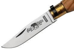 Old Bear Classical Olive Carbon M, 9306-19-LU Pocket Knife -Optimal Knife Shop OB9306 19 LU 03 oldbear