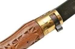 Old Bear Classical Carved Walnut XS, 9307-15-LNI Pocket Knife -Optimal Knife Shop OB9307 15 LNI 06 oldbear