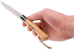 Opinel Pocket Knife No. 7 Classic, Stainless Steel, Blade Length 8,0 Cm -Optimal Knife Shop OP001372 07 opinel op001372 07