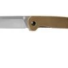 QSP Knife Penguin QS130-F Brass, Satin, Pocket Knife -Optimal Knife Shop QS130 F 01 qsp