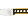 QSP Knife Canary QS141-A1 Stonewashed, Black Yellow G10, Neck Knife -Optimal Knife Shop QS141 A1 01 qsp