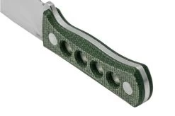 QSP Knife Canary QS141-C1 Stonewashed, Black Green G10, Neck Knife -Optimal Knife Shop QS141 C1 04 qsp