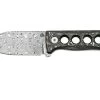 QSP Knife Canary QS141-E Damascus, Aluminium Foil Carbon Fibre, Neck Knife