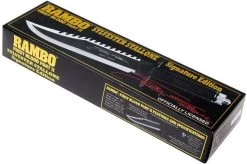 RAMBO Knife First Blood Part II Signature Edition With Survival Kit, 9295 -Optimal Knife Shop RB9295 10 rambo knives rb9295 10